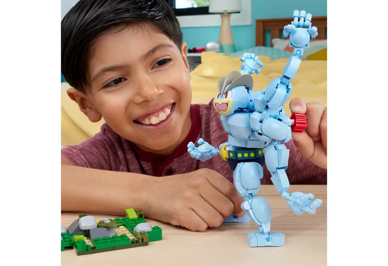 Pokémon Machomei 399-teiliges Bauset HTH70 Konstruktions-Spielset, (Bauset) de Mega Bloks en Multicolore – photo produit 2 sur 4