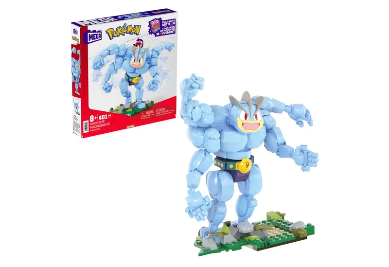 Pokémon Machomei 399-teiliges Bauset HTH70 Konstruktions-Spielset, (Bauset) de Mega Bloks en Multicolore – photo produit 1 sur 4