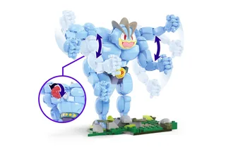 Pokémon Machomei 399-teiliges Bauset HTH70 Konstruktions-Spielset, (Bauset) de Mega Bloks en Multicolore – photo produit 4 sur 4