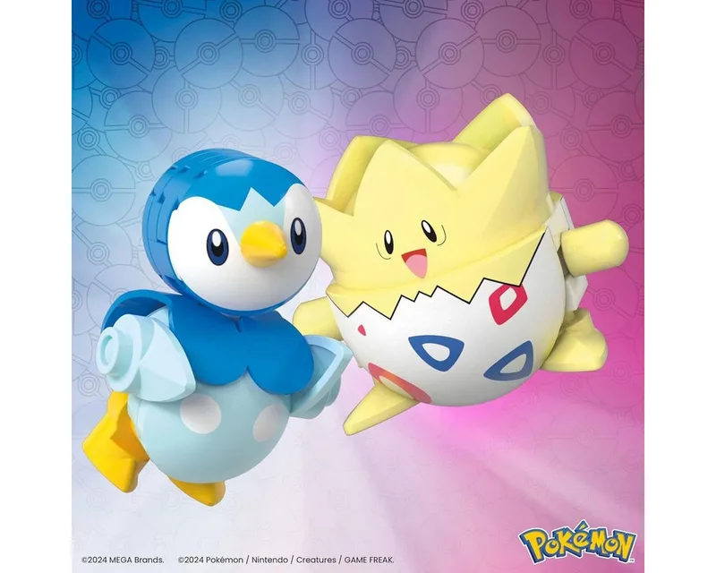 Pokémon Togepi & Piplup van Mega Bloks in Togepi & Piplup – productfoto 2 van 5