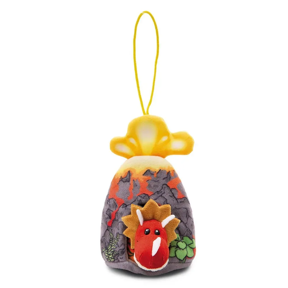 Dino Cerastupsy Dans Le Volcan Avec L´ours En Peluche En Boucle 12 Cm de NICI – photo produit