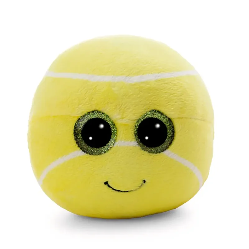 Glubschis Tennisbold Dennis Teddy 13 Cm fra NICI – produktbillede 3 af 4