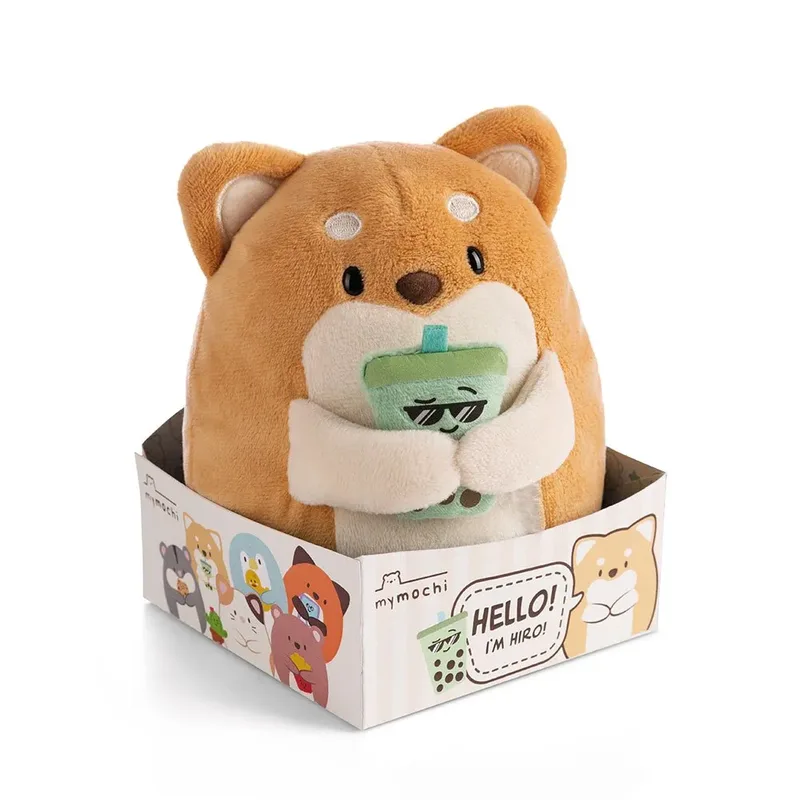 Hond Hiro Met Bubble Tea In Cadeauverpakking Teddy 11x12x6.5 Cm 16 Cm by NICI – product photo 2 of 2