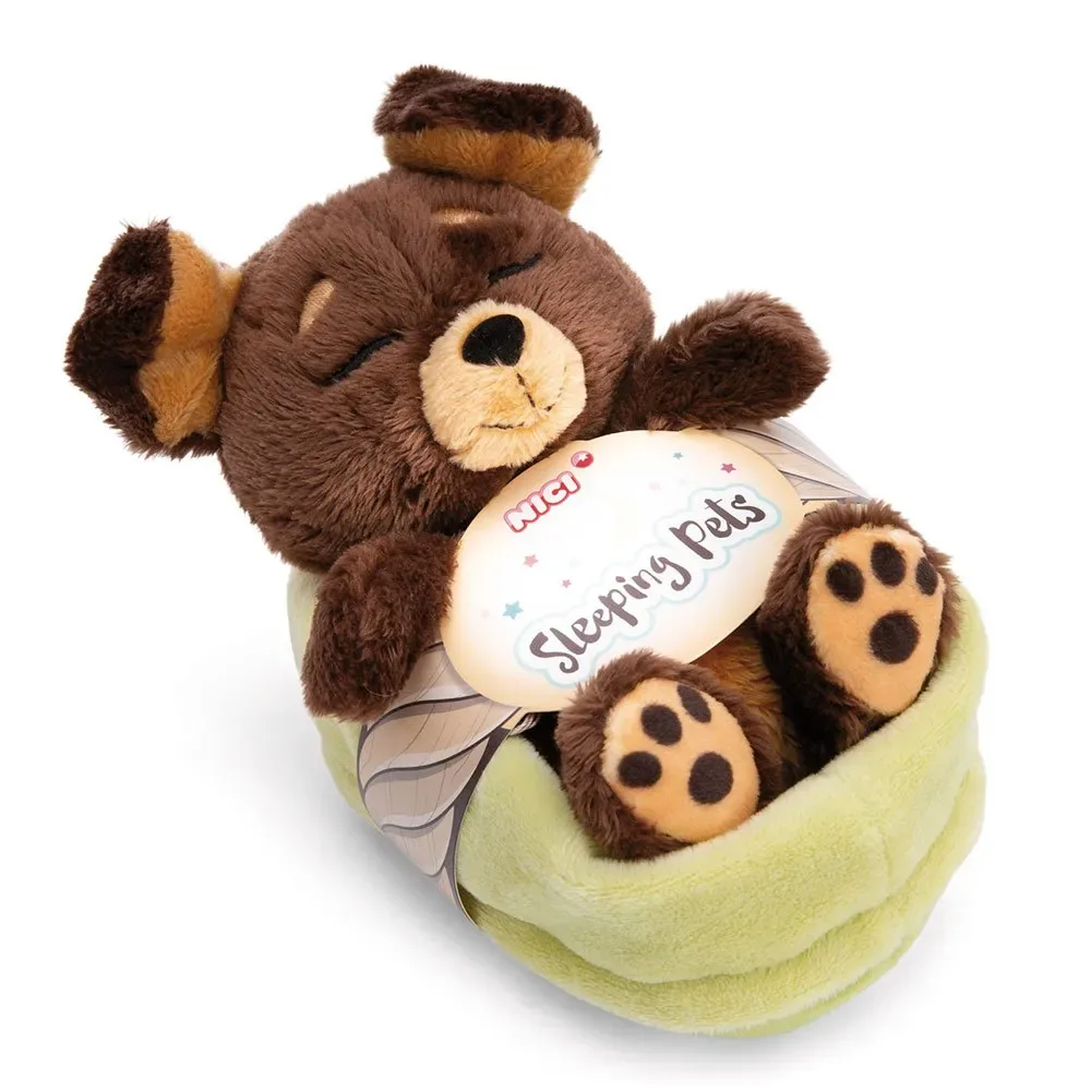 Hond Slaapt In Mand Teddy 12 Cm by NICI – product photo