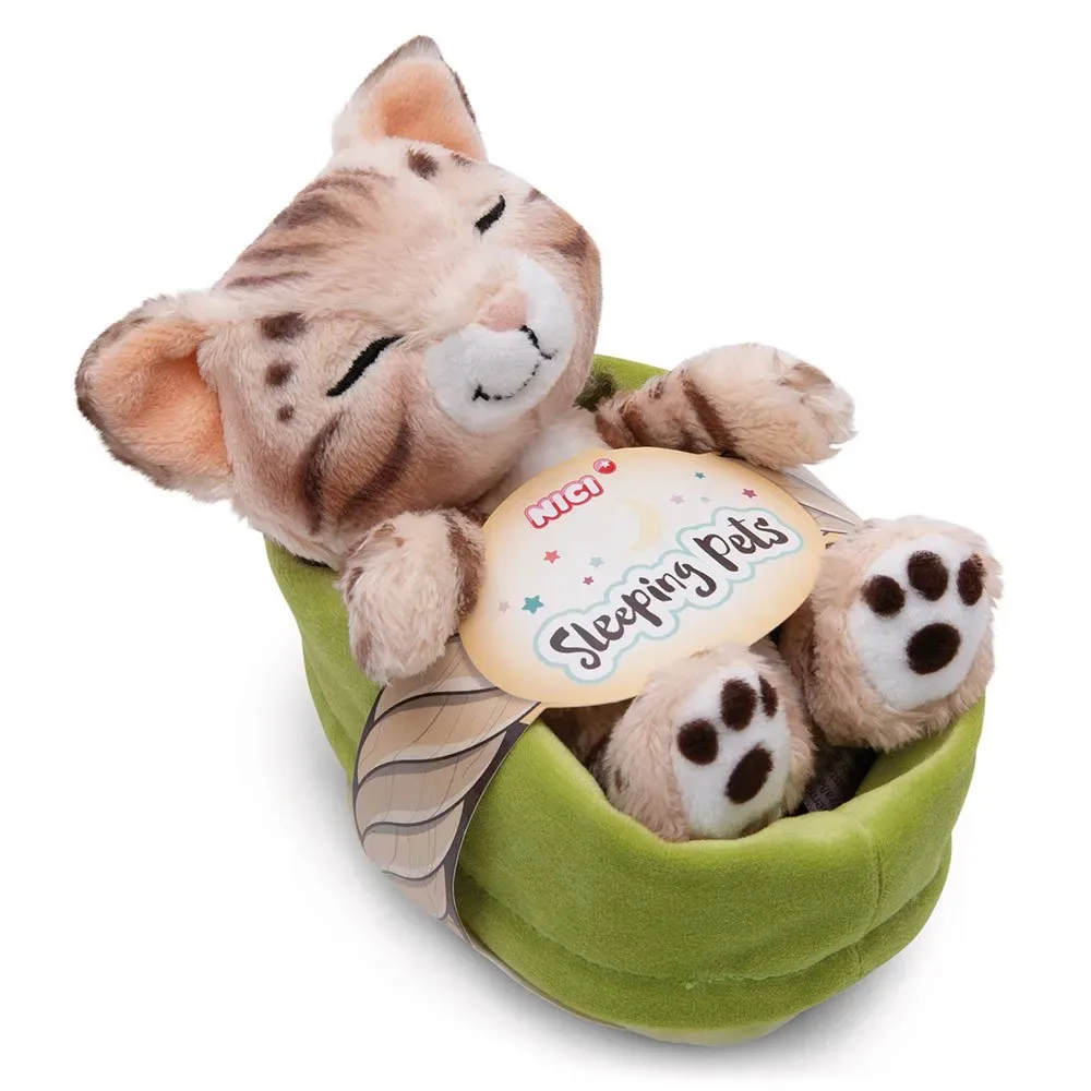 Kat Slaapt In Mand Teddy 12 Cm de NICI – photo produit