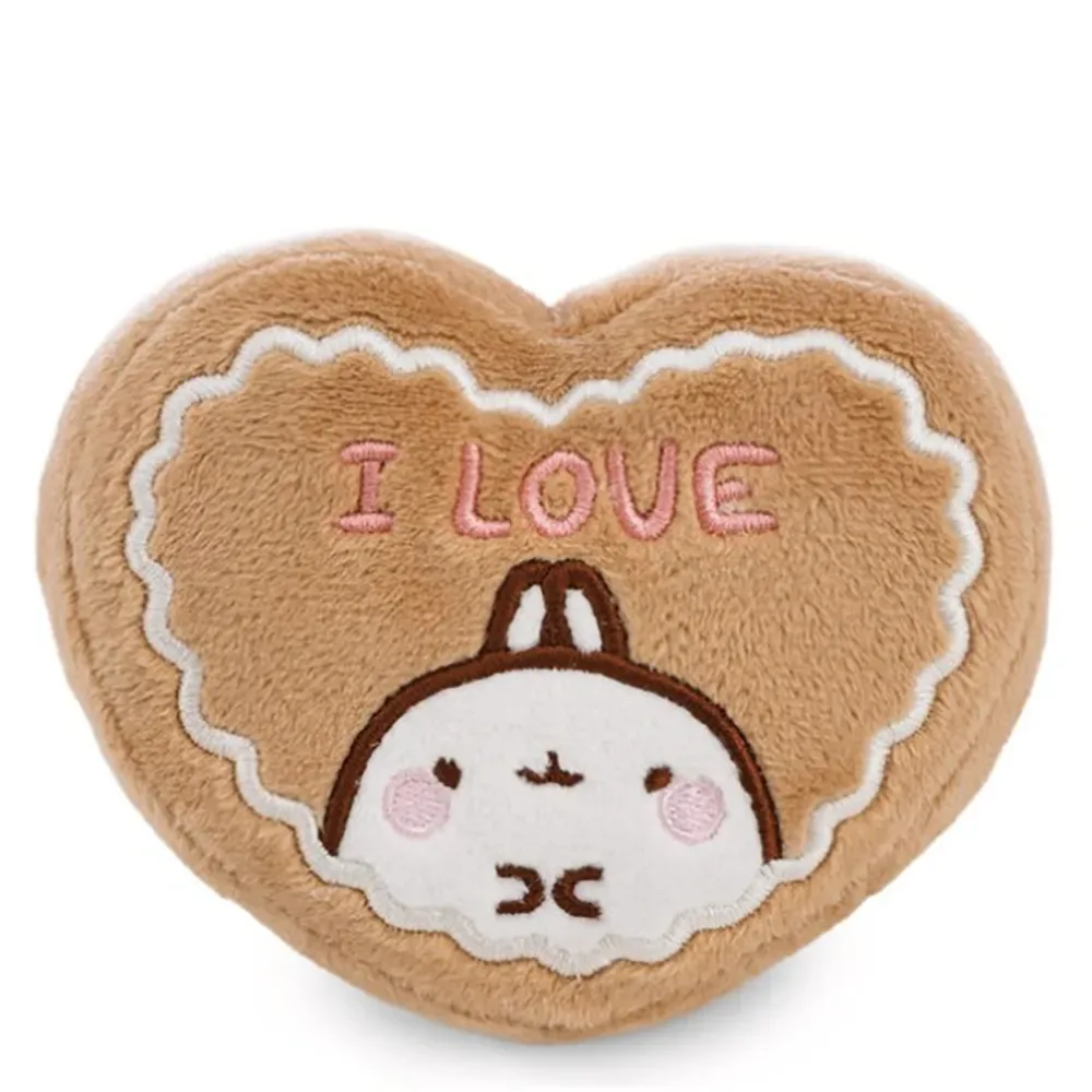 Molang Heart Jengibre 10 Cm Knuffelbeer de NICI – photo produit