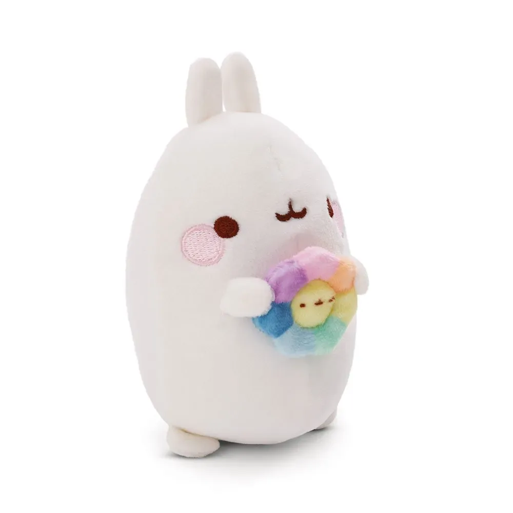 Molang Met Regenboogbloem Teddybeer 12 Cm de NICI – photo produit