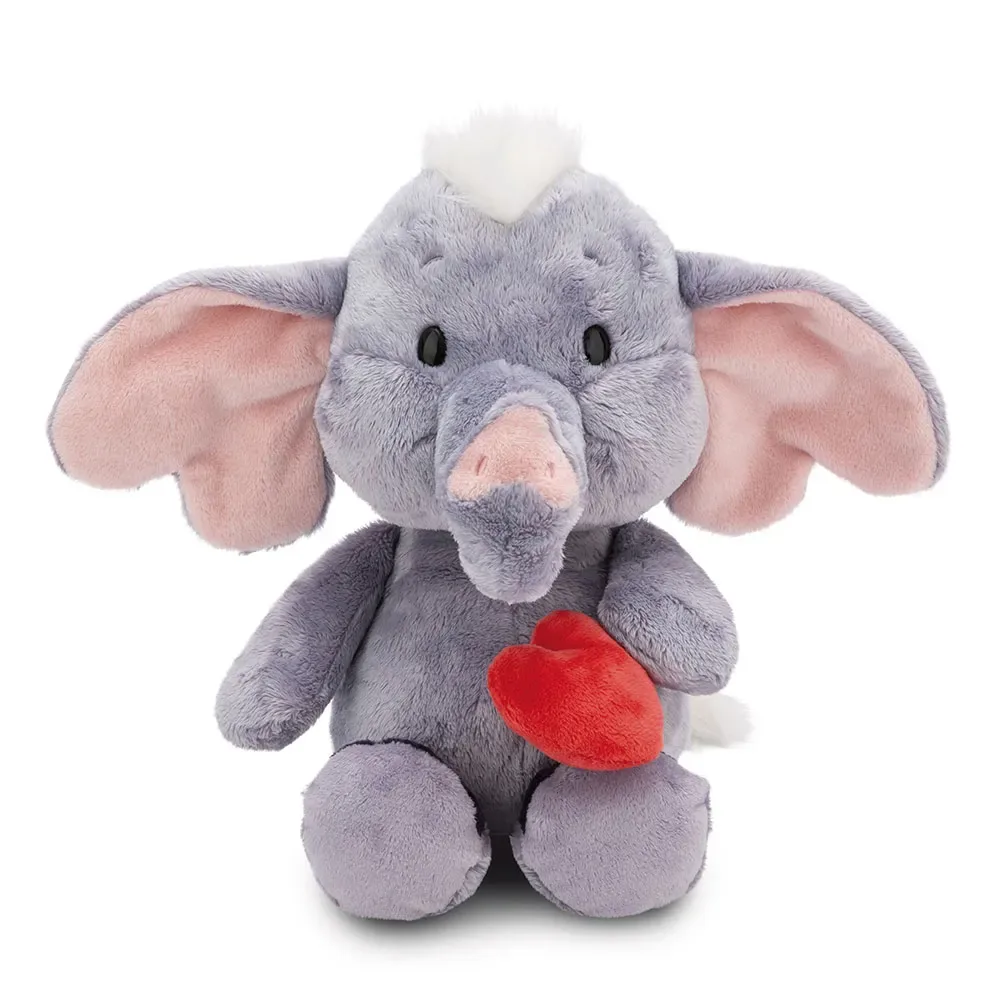 Olifant Met Magneethart Knuffel 23 Cm fra NICI – produktbillede