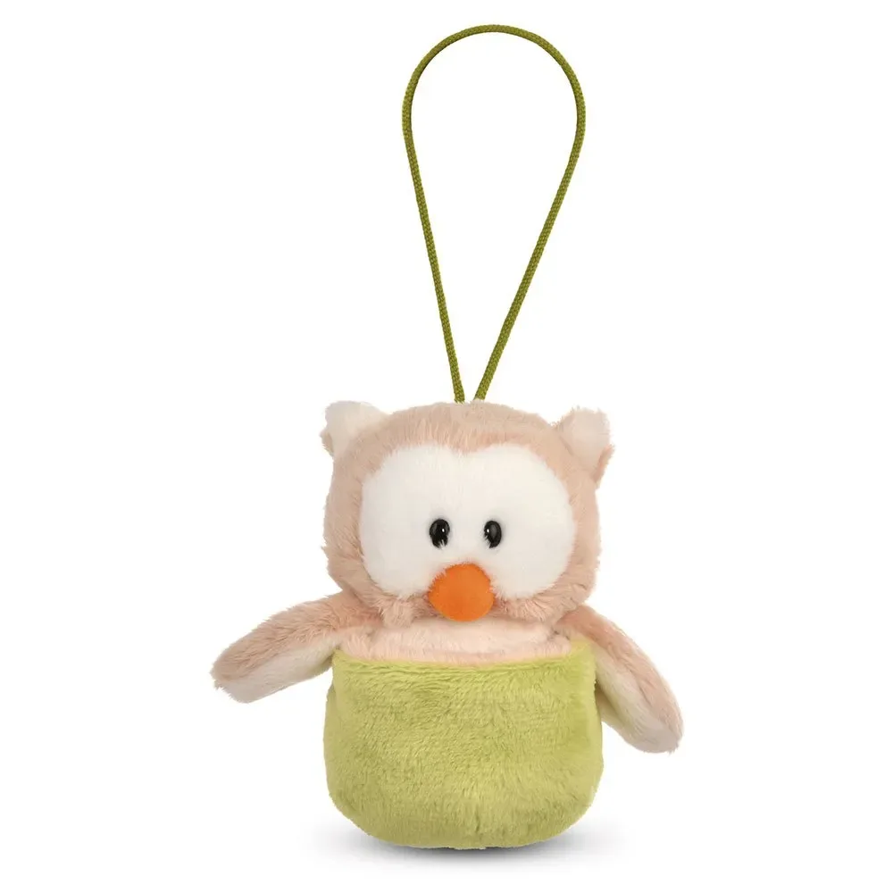 Omkeerbare Uil Owluna Met Lus Teddy 12 Cm de NICI – photo produit