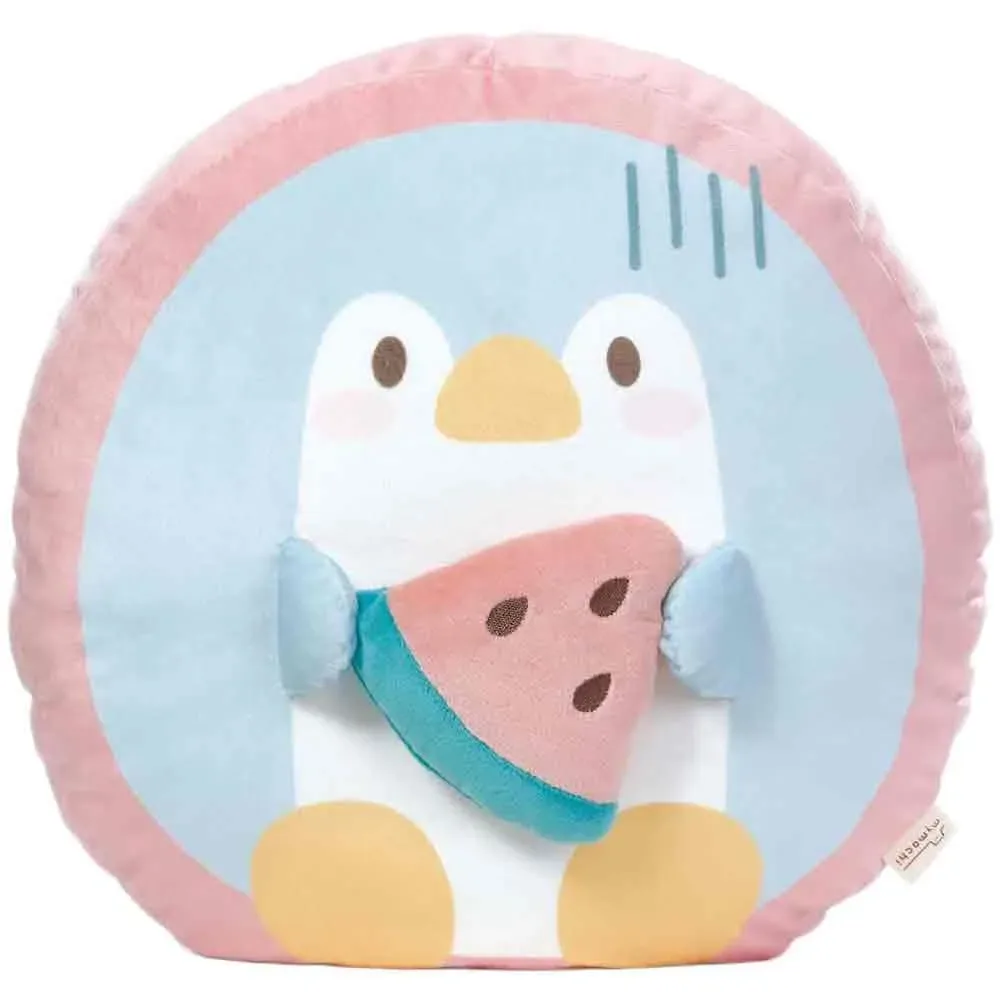 Pinguïn Waggelen Watermeloen Knuffel 35x33x12 Cm de NICI – photo produit