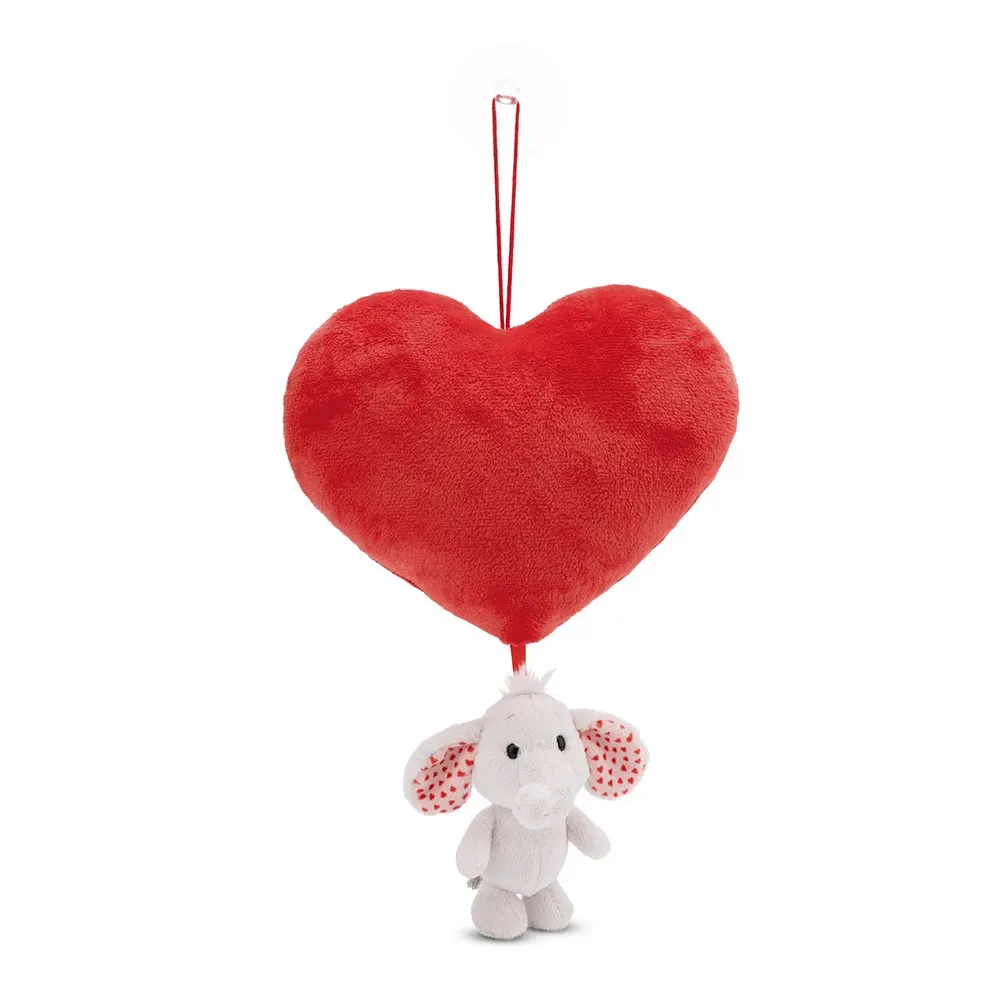 Pluche Hart Met Olifantknuffel 15 Cm 10 Cm de NICI – photo produit