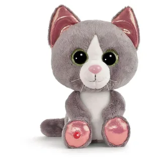 Zachte Glubschis Grijze Kat Felinja Hangende Knuffel 25 Cm van NICI – productfoto 1 van 5