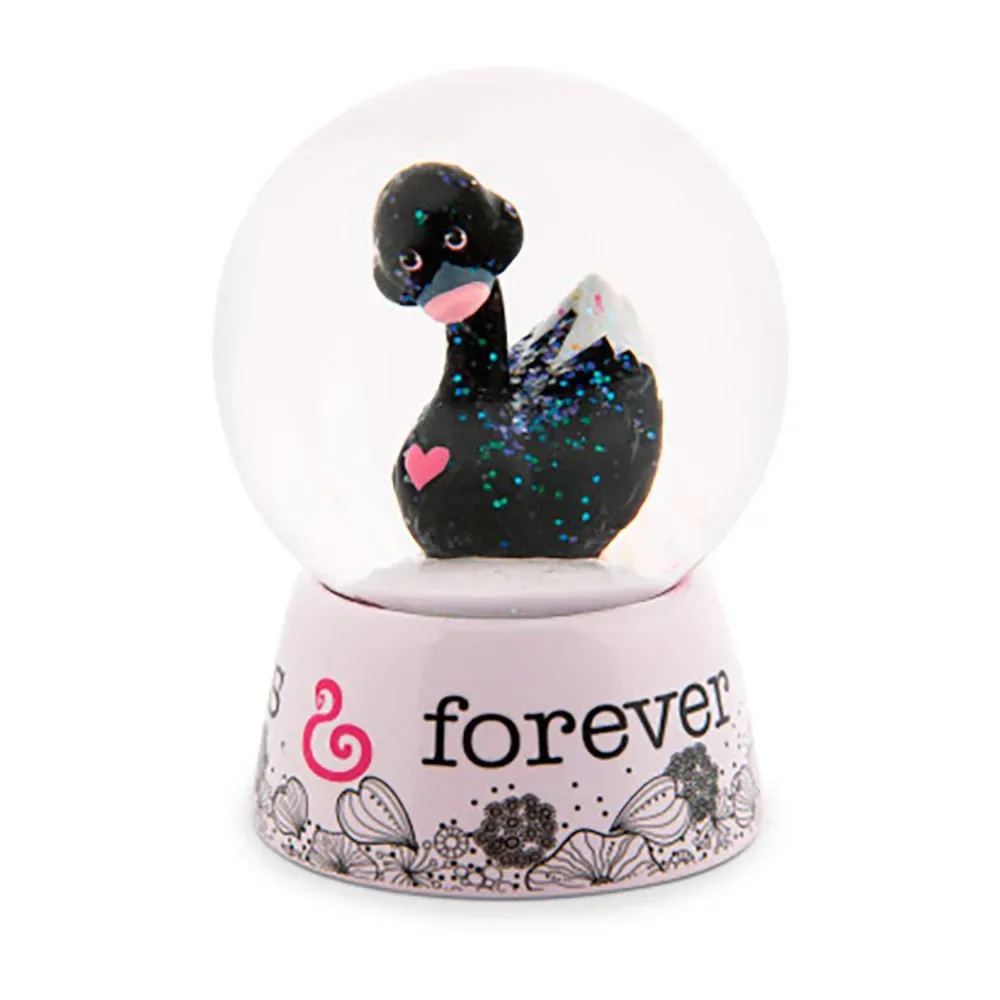 Zwarte Zwaan Sneeuwbol 6.5 Cm de NICI – photo produit