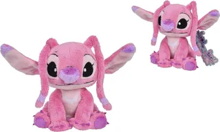 Disney - Lilo & Stitch - Angel - 25 cm - Pluche - Alle leeftijden - Knuffel van Simba in Roze – productfoto 1 van 2