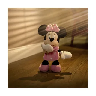 Disney - Minnie Mouse - Hot Pink Dress - 25 cm - Pluche - Alle leeftijden - Knuffel van Simba in Roze – productfoto 3 van 3