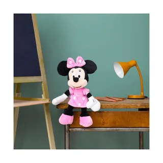 Disney - Minnie Mouse - Hot Pink Dress - 25 cm - Pluche - Alle leeftijden - Knuffel van Simba in Roze – productfoto 2 van 3