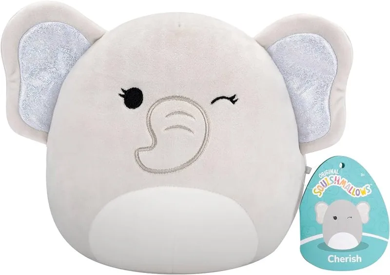 Cherish - 19cm pluche van Squishmallows in Grijs – productfoto