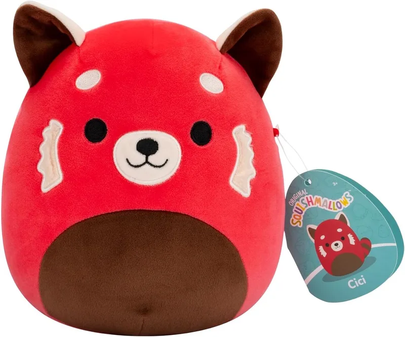 Cici - 19cm pluche van Squishmallows in Rood – productfoto