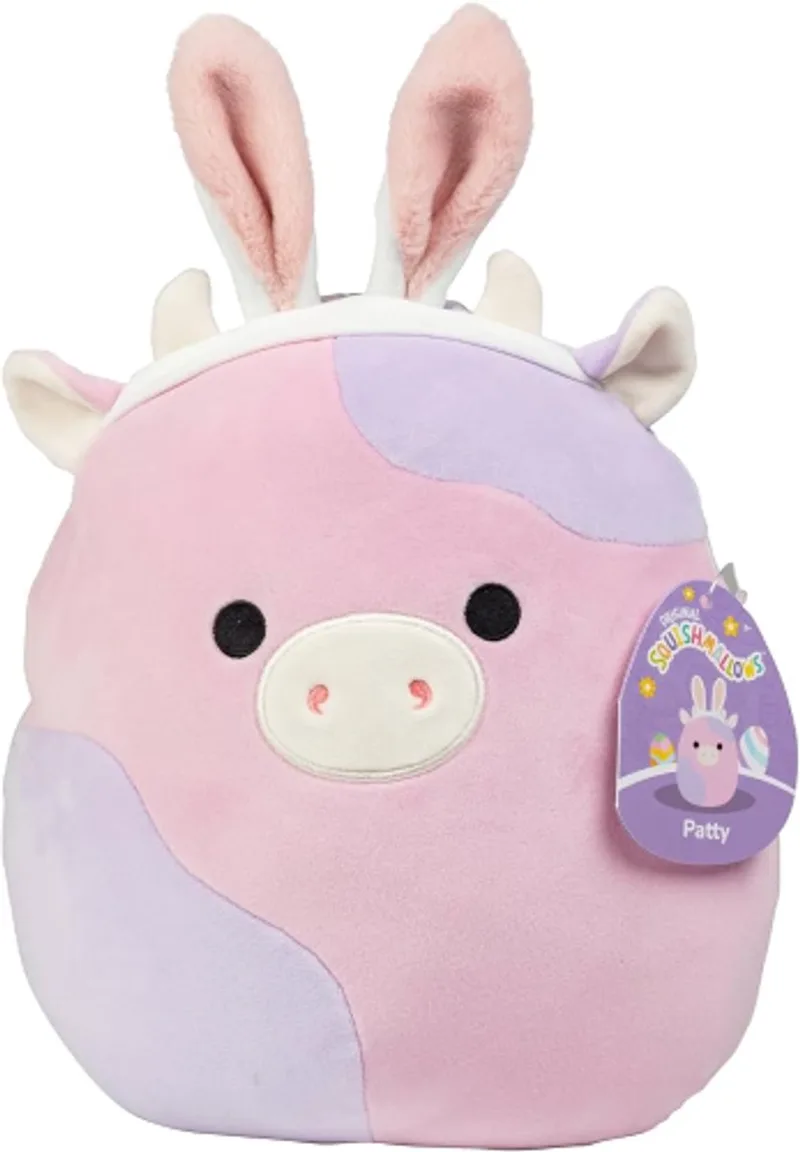 de Paarse Koe Pluche Knuffel XL 50 cm van Squishmallows in Patty – productfoto