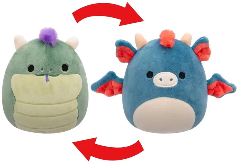 Flipmallows Knuffel Pluche - 11cm van Squishmallows in Meerkleurig – productfoto