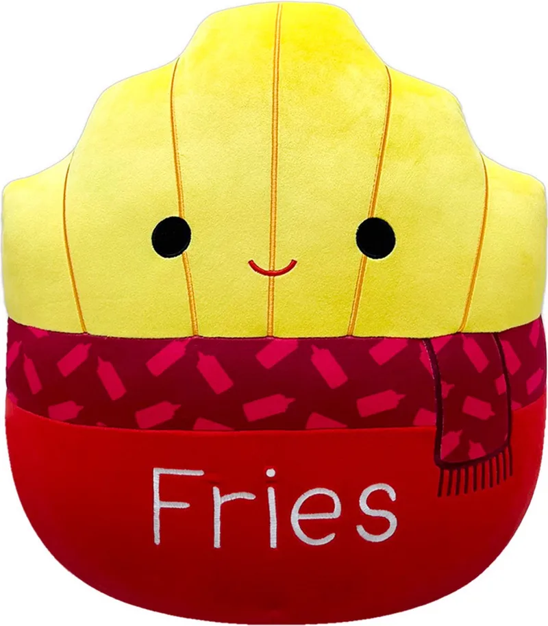 Floyd - Yellow French Fries W/Red Scarf 40cm pluche van Squishmallows in Geel – productfoto