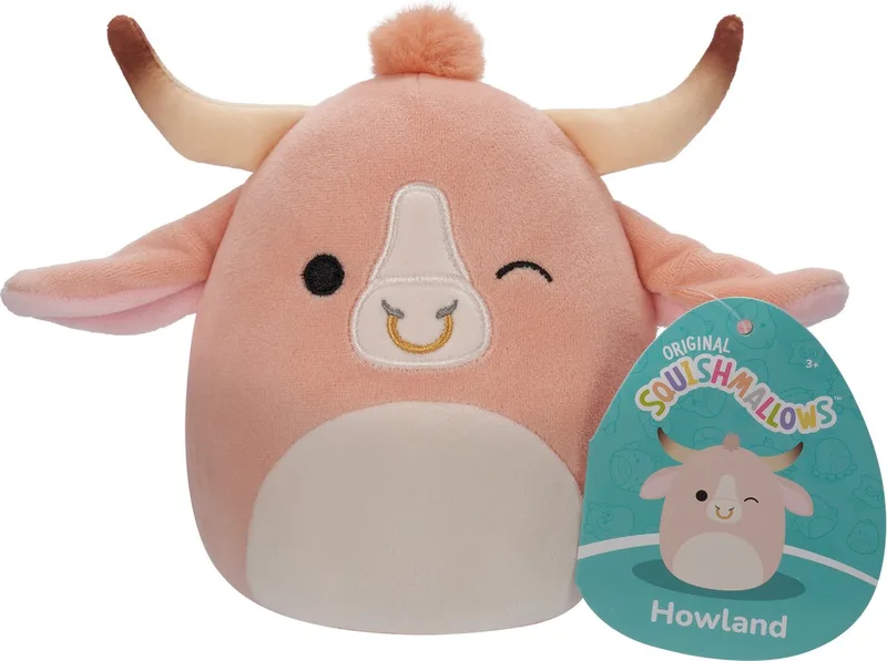 Howland - Peach Brahma Bull 40cm Plush by Squishmallows in Pink – product photo