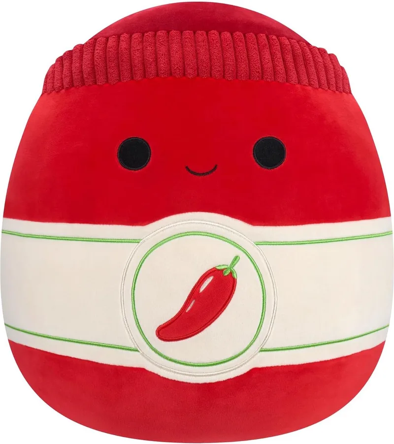 Illia Rode Sriracha Pluche Knuffel 36 cm van Squishmallows in Meerkleurig – productfoto
