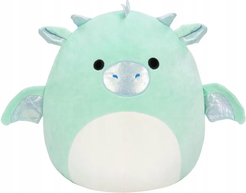 Knuffel - 40CM - the Teal Dragon with Corduroy Belly van Squishmallows in Miles – productfoto