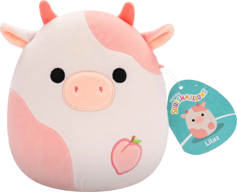 Lilaz - Peach Cow 19cm pluche van Squishmallows in Roze – productfoto