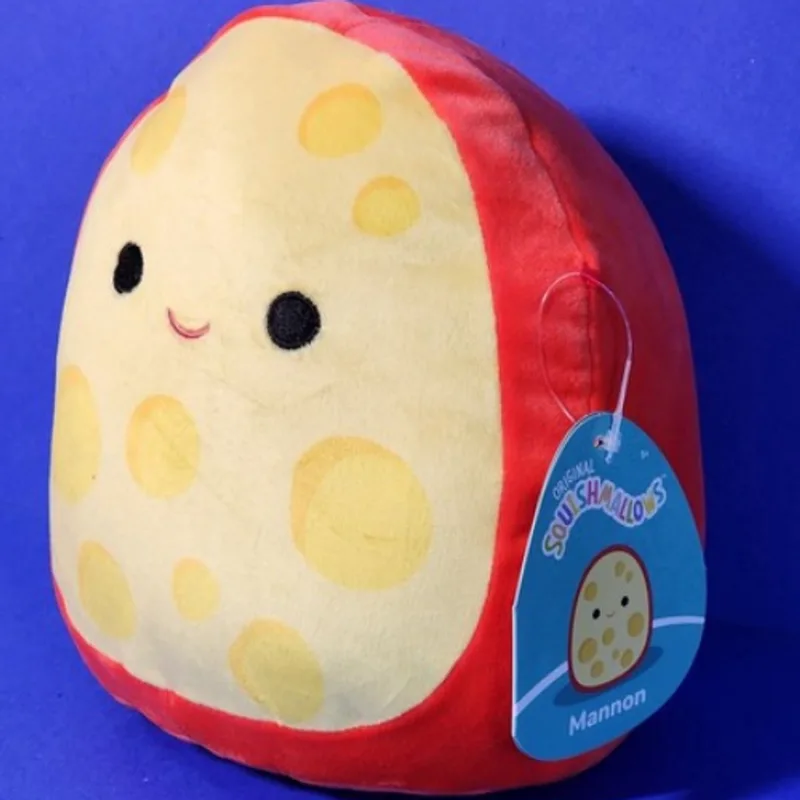 Mannon Goudse kaas Pluche Knuffel 30 cm by Squishmallows in Yellow – product photo