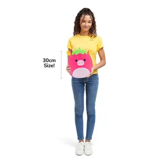Medium Plush 30cm Cleary - Hot Pink Strawberry Cow by Squishmallows in Multicolour – product photo 4 of 5