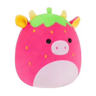 Medium Plush 30cm Cleary - Hot Pink Strawberry Cow by Squishmallows in Multicolour – product photo 2 of 5