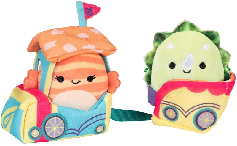 Micromallows Ticket to Ride Pluche Knuffel (4 delig) 6 cm by Squishmallows in Multicolour – product photo