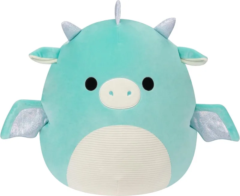 Miles Turquoise Draak Pluche Knuffel 50 cm XL by Squishmallows in Squishmallows Miles – product photo