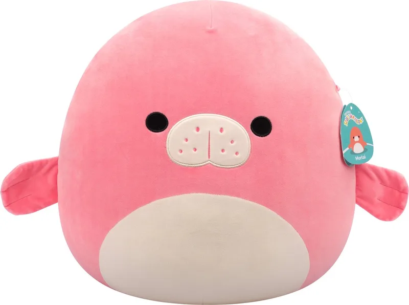 Morlai - Coral Manatee W/White Belly 40cm pluche van Squishmallows in Rose – productfoto