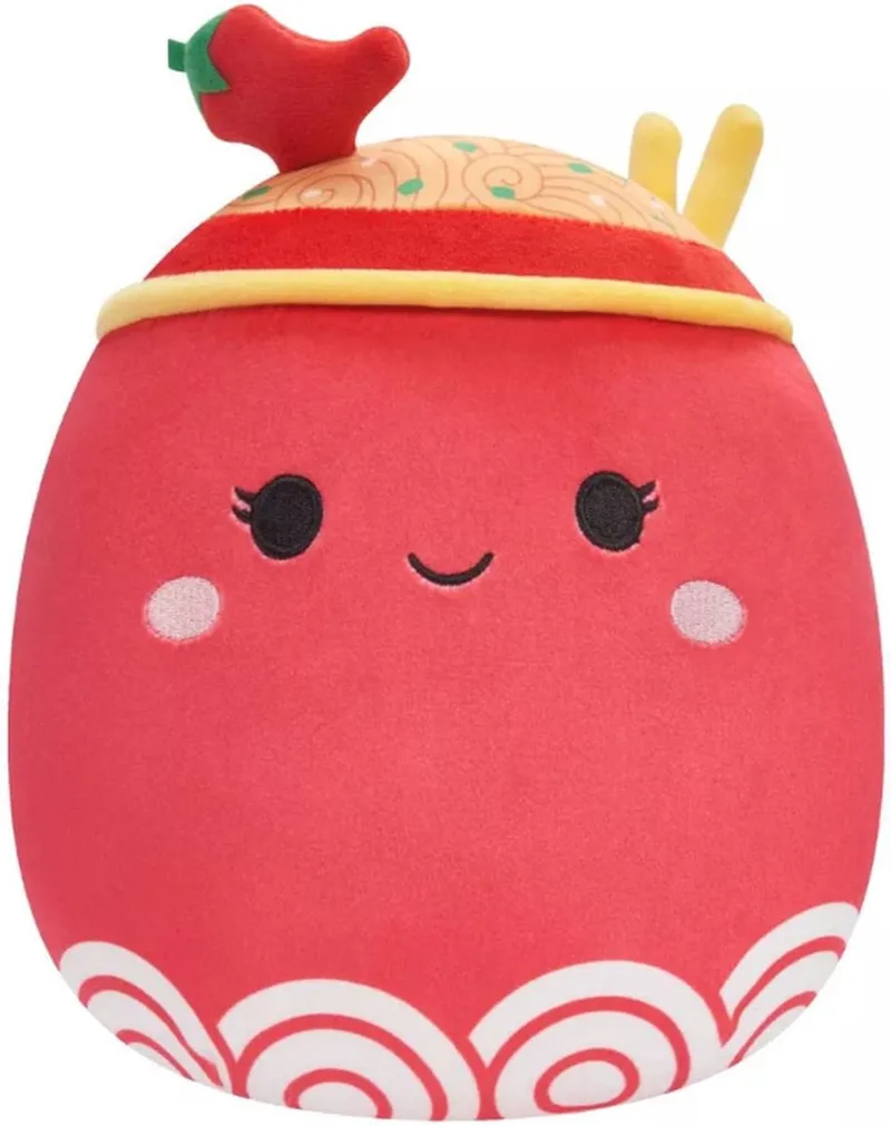 Odion the Red Fire Noodles 40cm Pluche by Squishmallows in Multicolour – product photo