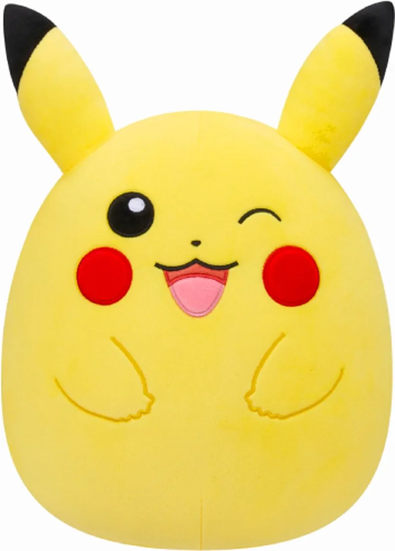 Pikachu Knipoog Squishmallow Pokémon Pluche Knuffel 35 cm by Squishmallows in Pikachu Knipoog 35 cm – product photo