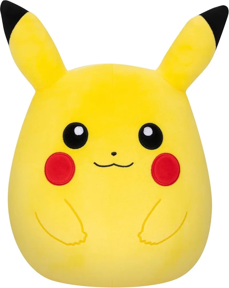 Pikachu Smile Squishmallow Pokémon Pluche Knuffel 30 cm by Squishmallows in Yellow – product photo