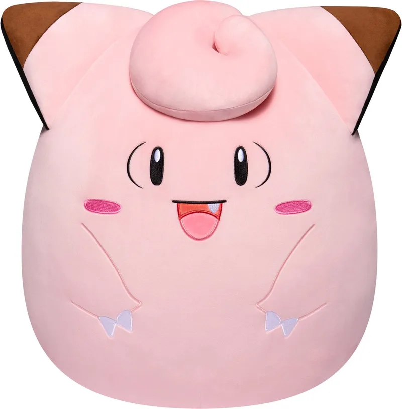 Pokémon Squishmallow - Zachte knuffel van 50 cm - Officiële merchandise van Squishmallows in Clefairy – productfoto
