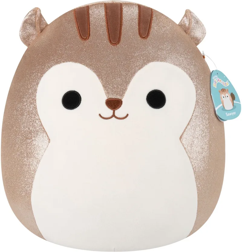 SQUIHSMALLOWS - Large Plush 40cm Squishmallows Sawyer - Brown Glitter Squirrel by Squishmallows in Multicolour – product photo