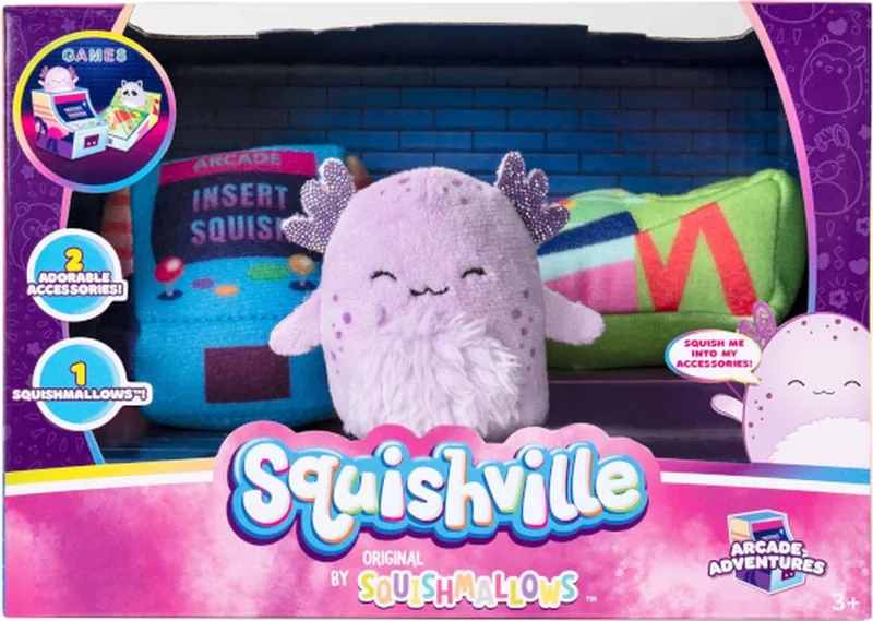 Squishville - Arcade Adventures Accessory Set (Squishville by Squishmallows) van Squishmallows in Blauw – productfoto 1 van 3