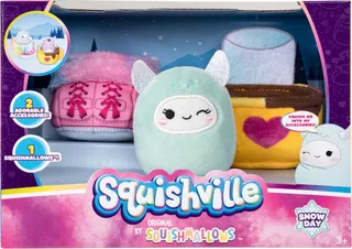 Squishville - Snow Day Accessory Set (Squishville by Squishmallows) van Squishmallows in Blauw – productfoto 1 van 3
