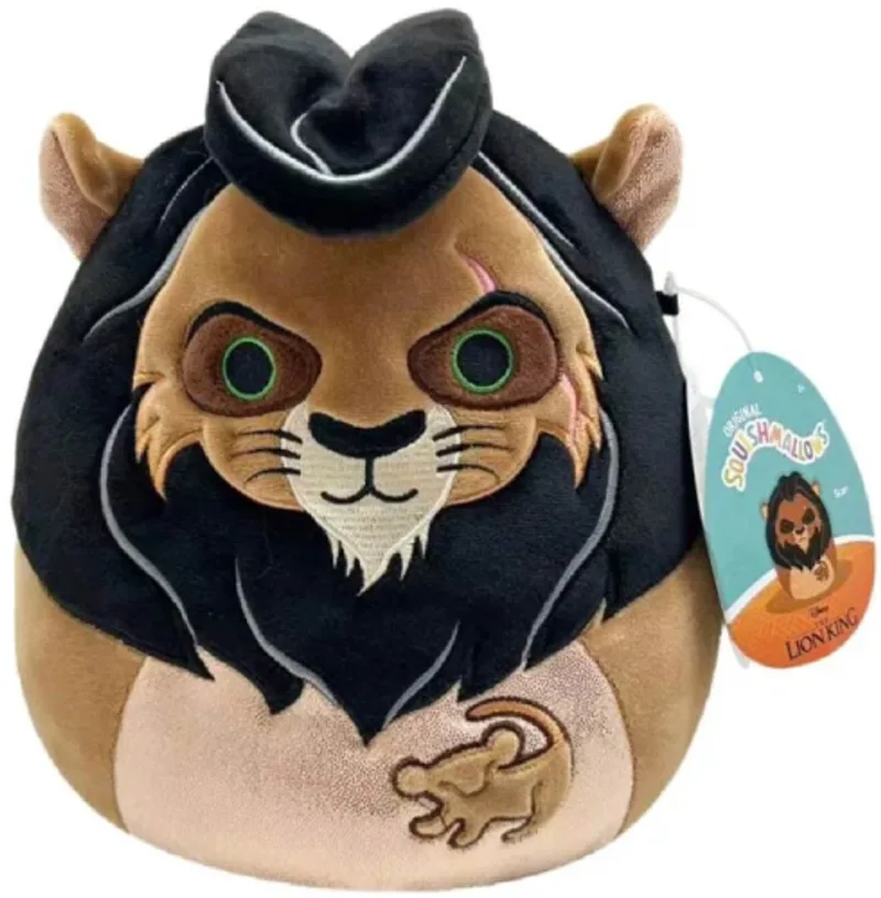 The Lion King Pluche Knuffel 20 cm van Squishmallows in Scar – productfoto