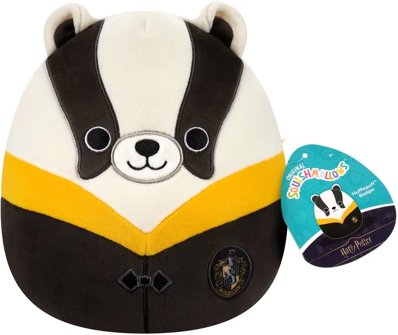 Warner Bros - Little Plush 20cm Harry Potter Hufflepuff Badger School Uniform van Squishmallows in Meerkleurig – productfoto