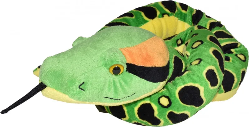 Knuffel anaconda slang - 137 cm - Slangen - Reptielen de Wild Republic en Vert – photo produit