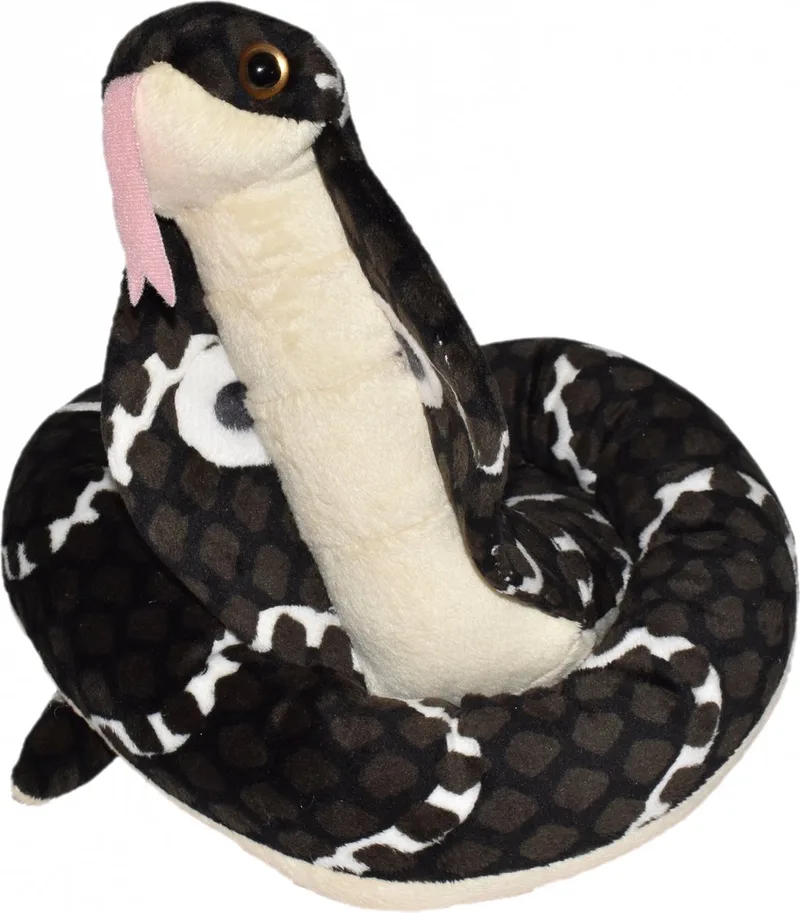 Knuffel Cobra Junior 137 Cm Pluche Groen/zwart de Wild Republic en Noir – photo produit