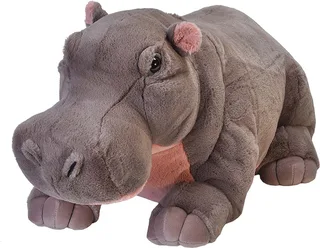 Living Earth serie - Knuffel Nijlpaard - pluche - knuffeldier - 76 cm - wilde dieren van Wild Republic in Meerkleurig – productfoto 1 van 2