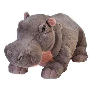 Living Earth serie - Knuffel Nijlpaard - pluche - knuffeldier - 76 cm - wilde dieren van Wild Republic in Meerkleurig – productfoto 2 van 2