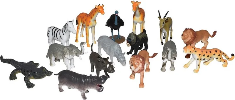 Nature Tube: African Safari 15 Stuks de Wild Republic en Multicolore – photo produit