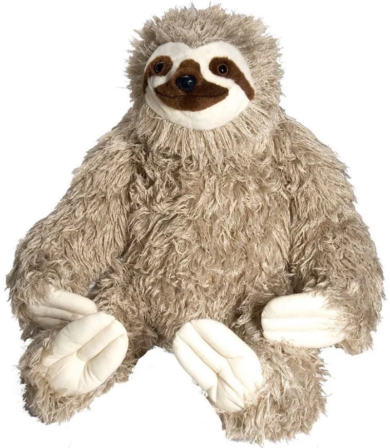 pluche dieren knuffel - luiaard - lichtbruin - 75 cm - grote knuffelbeesten von Wild Republic in Mehrfarbig – Produktfoto